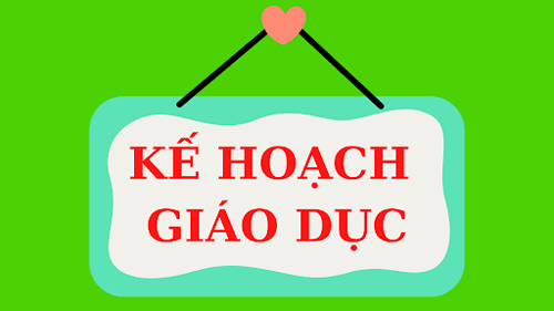 Kế hoạch giáo dục trẻ 24-36 tháng năm học 2024-2025